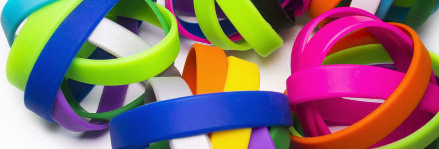 bracelets en silicone